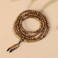 Zenflowing Natural Hainan Kyara High-Oil Agarwood 108 Beads Bracelet