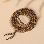 Zenflowing Natural Hainan Kyara High-Oil Agarwood 108 Beads Bracelet