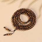 Zenflowing Natural Hainan Kyara High-Oil Agarwood 108 Beads Bracelet