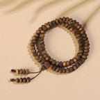 Zenflowing Natural Hainan Kyara High-Oil Agarwood 108 Beads Bracelet