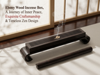 Zenflowing Ebony Wood Horizontal Incense Box