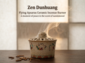 Zenflowing Dunhuang Flying Apsaras Ceramic Incense Burner