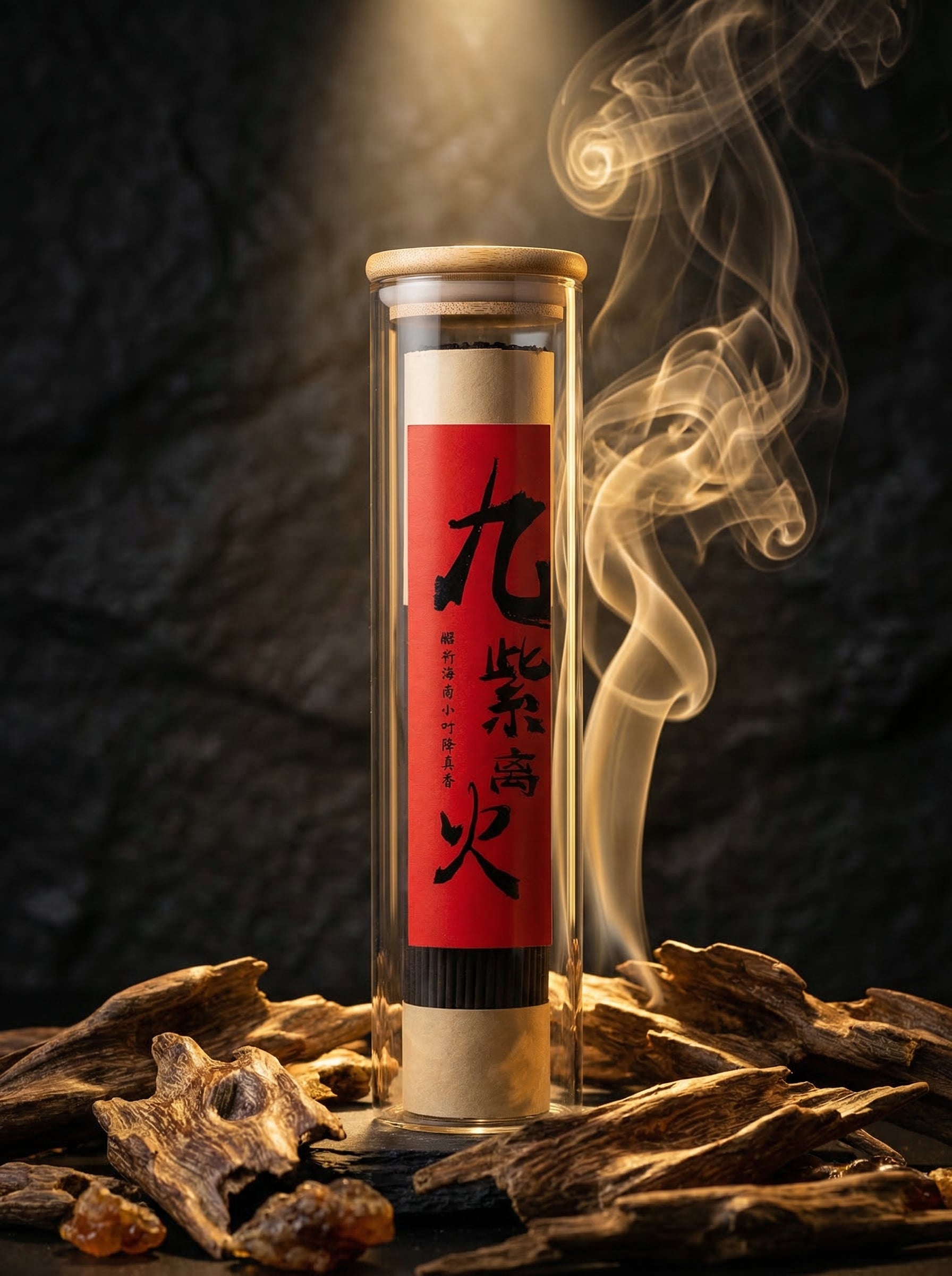 Zenflowing Zen Atmosphere & Mind Cultivation Nine Purple Li Fire Hainan Nightfall Wood Incense Stick