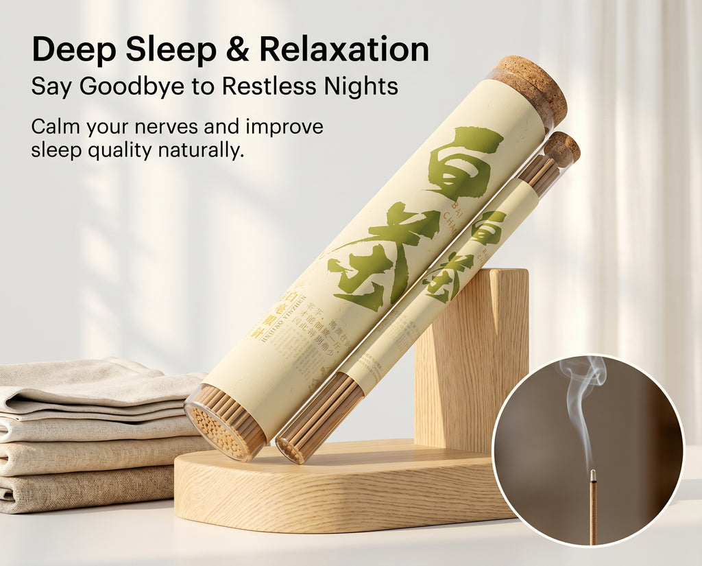 Zenflowing Promotes Deep Relaxation White Tea Sandalwood Incense Sticks