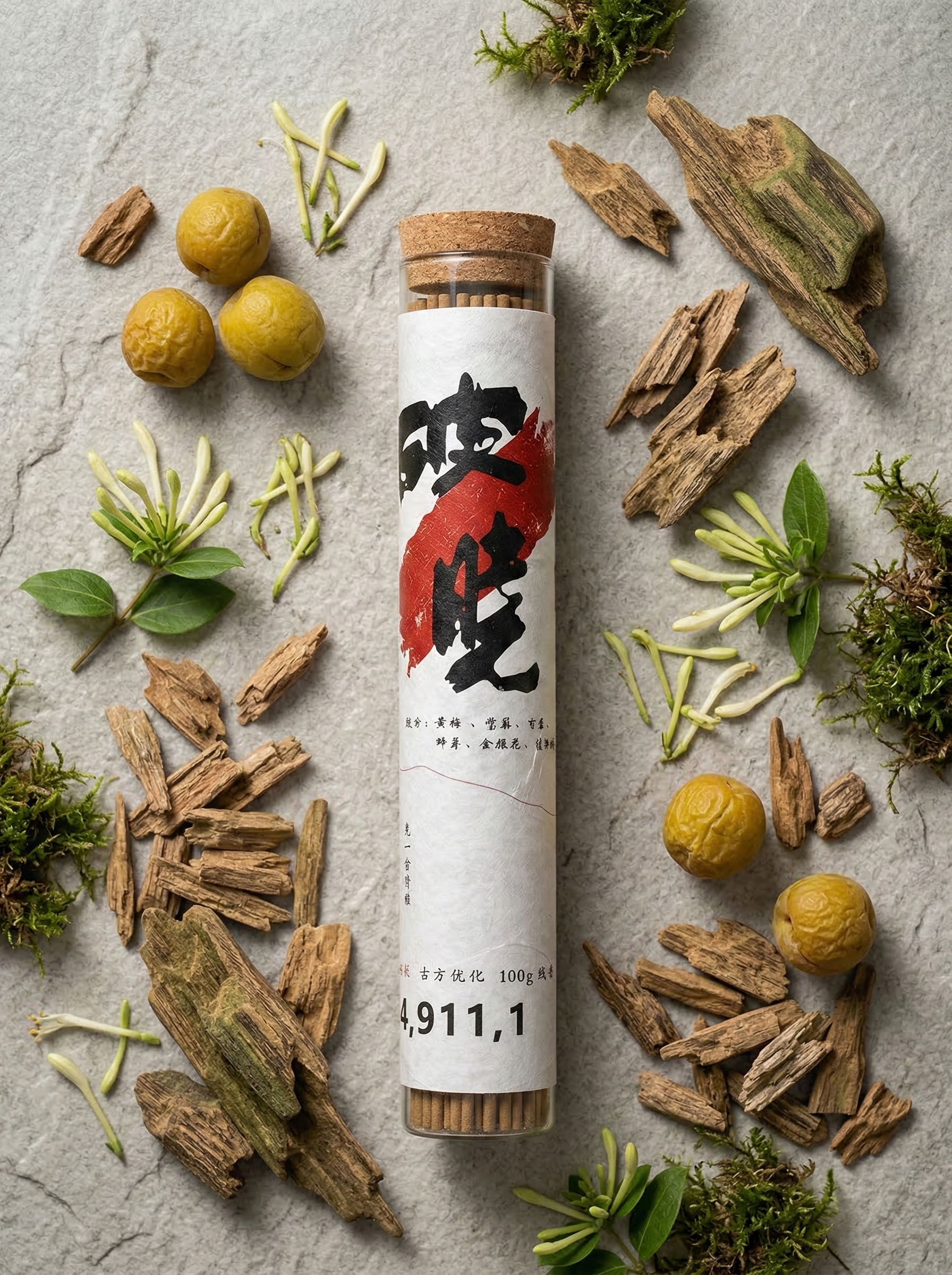Zenflowing Dawn Sleep Remedy & Bedtime Ritual Fruit Sandalwood Ambergris Incense Stick