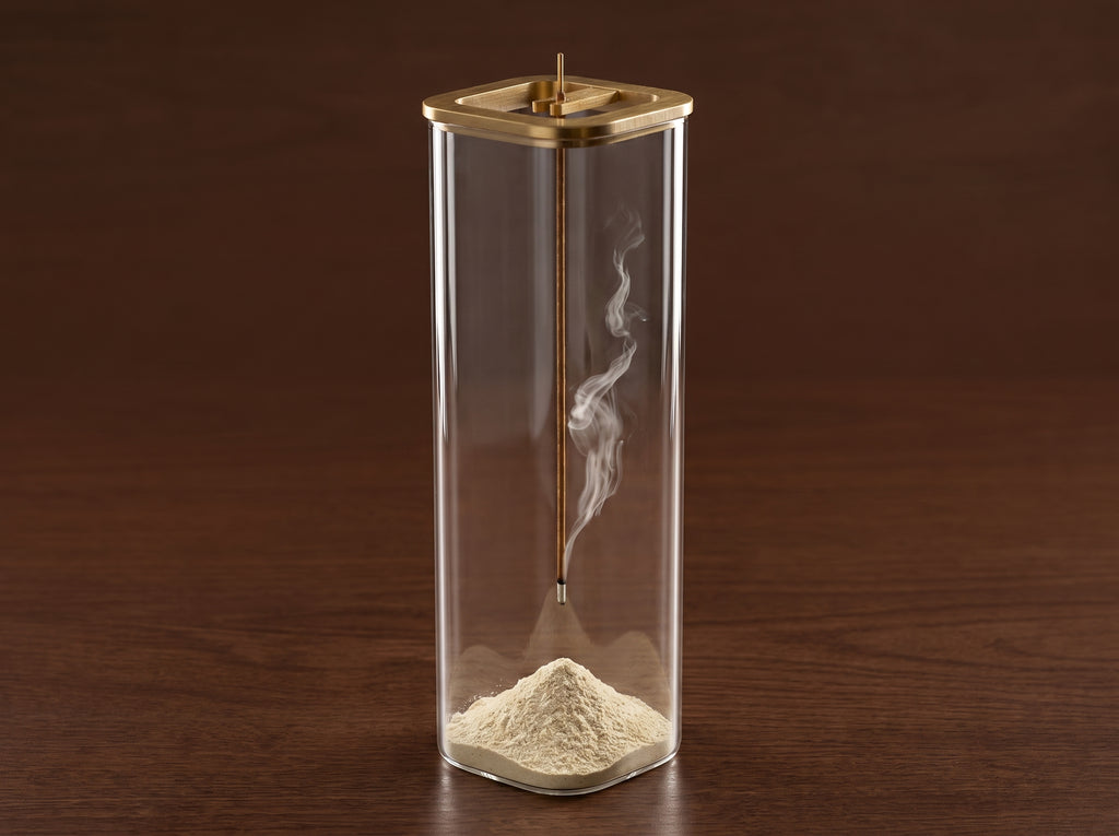 Zenflowing Transparent Glass Inverted Incense Burner