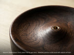 Zenflowing Black Walnut & Ebony Wood Incense Holder Base