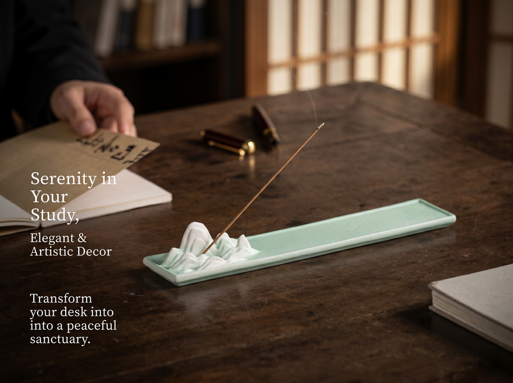 Zenflowing Thousand Miles Landscape Ceramic Incense Holder