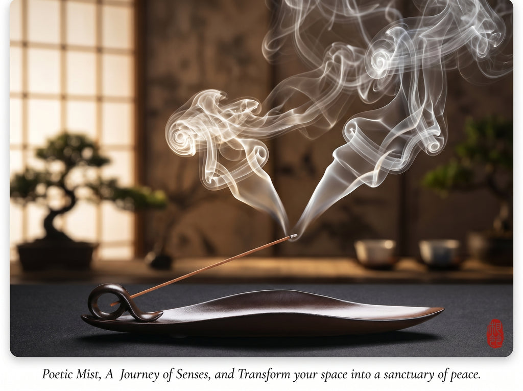 Zenflowing Taoist Serenity Boat Ceramic Incense Holder