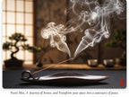 Zenflowing Taoist Serenity Boat Ceramic Incense Holder