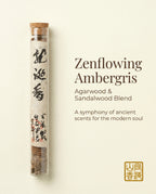 Zenflowing Enhances Deep Relaxation Ambergris Agarwood Sandalwood Incense Sticks