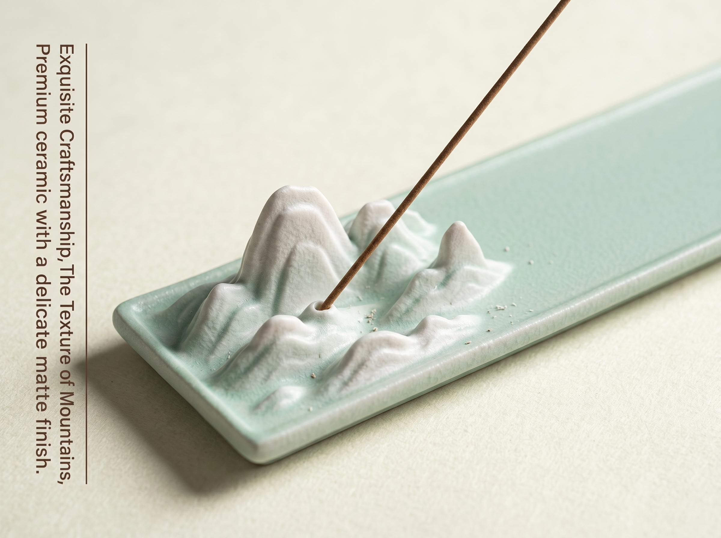 Zenflowing Thousand Miles Landscape Ceramic Incense Holder