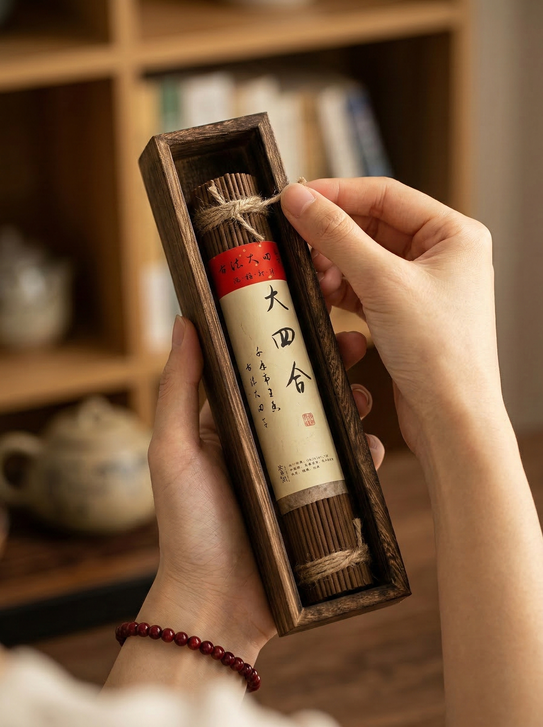 Zenflowing Home Blessing & Yoga Mindfulness Da Si He Plum Blossom Sinking Agarwood Incense Stick