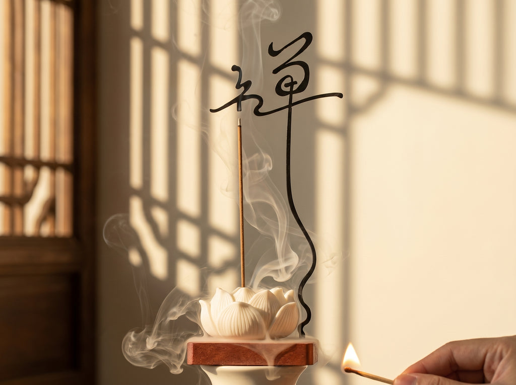 Zenflowing Lotus Serenity Inverted Incense Holder