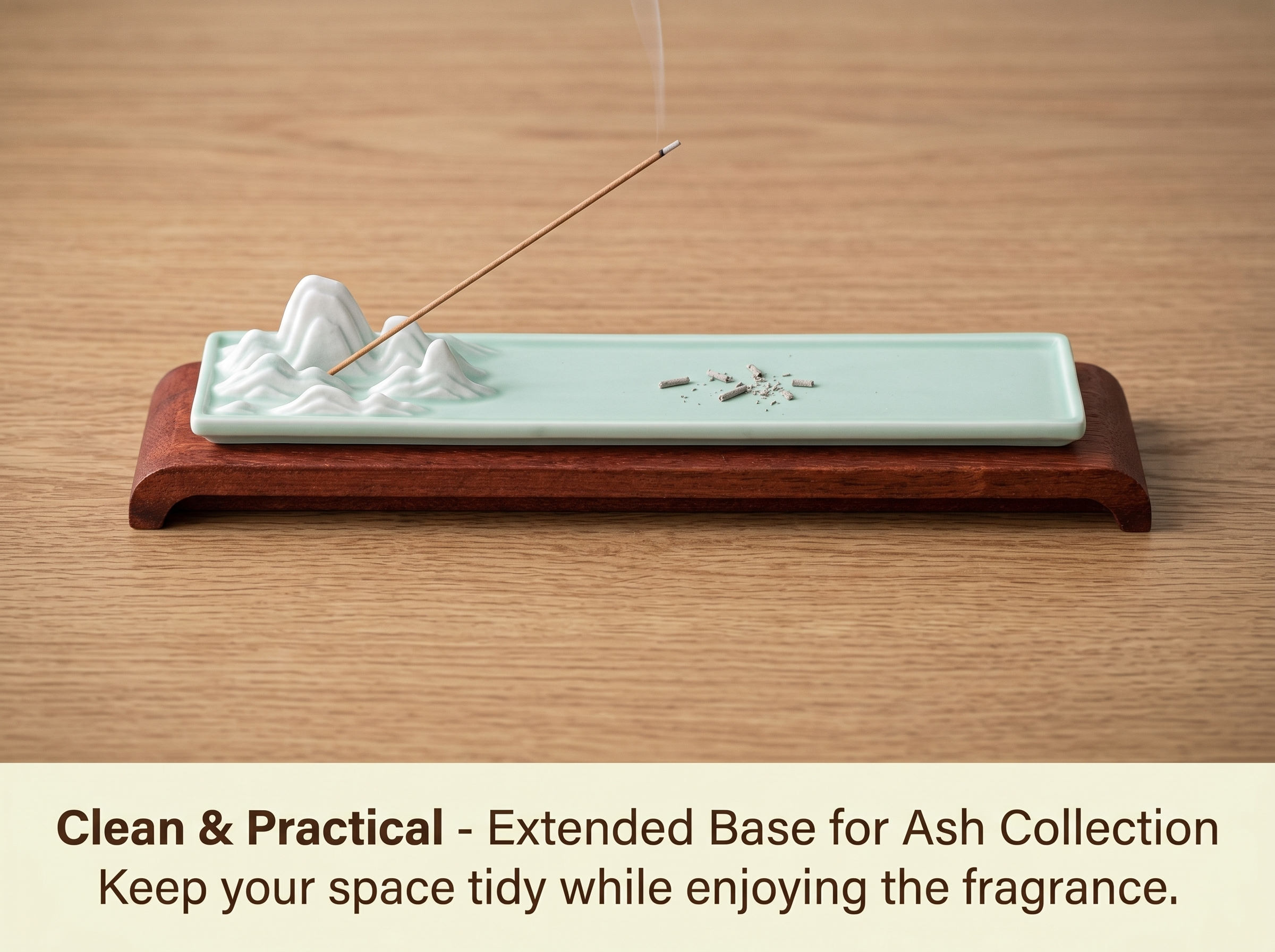 Zenflowing Thousand Miles Landscape Ceramic Incense Holder