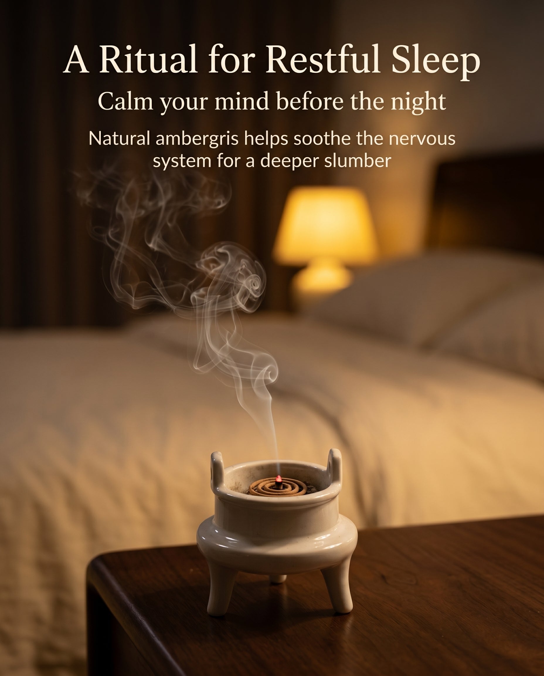 Zenflowing Enhances Deep Relaxation Ambergris Agarwood Sandalwood Incense Sticks