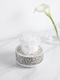 Zenflowing Crystal Cluster Potted Plant - Natural Amethyst Citrine Desk Decor & Aromatherapy Stone