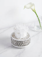 Zenflowing Crystal Cluster Potted Plant - Natural Amethyst Citrine Desk Decor & Aromatherapy Stone