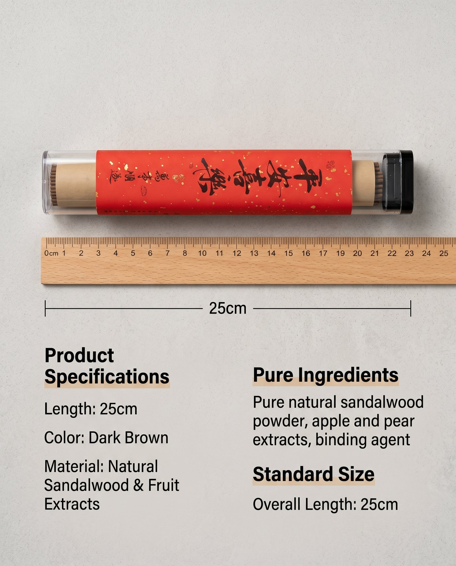 Zenflowing Inner Peace & Home Harmony Apple Pear Sandalwood Incense Stick