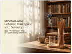Zenflowing Multi-Function Wood & Glass Incense Burner