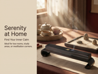 Zenflowing Ebony Wood Horizontal Incense Box