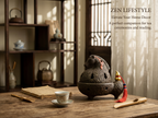 Zenflowing Horse of Fortune Ceramic Incense Burner
