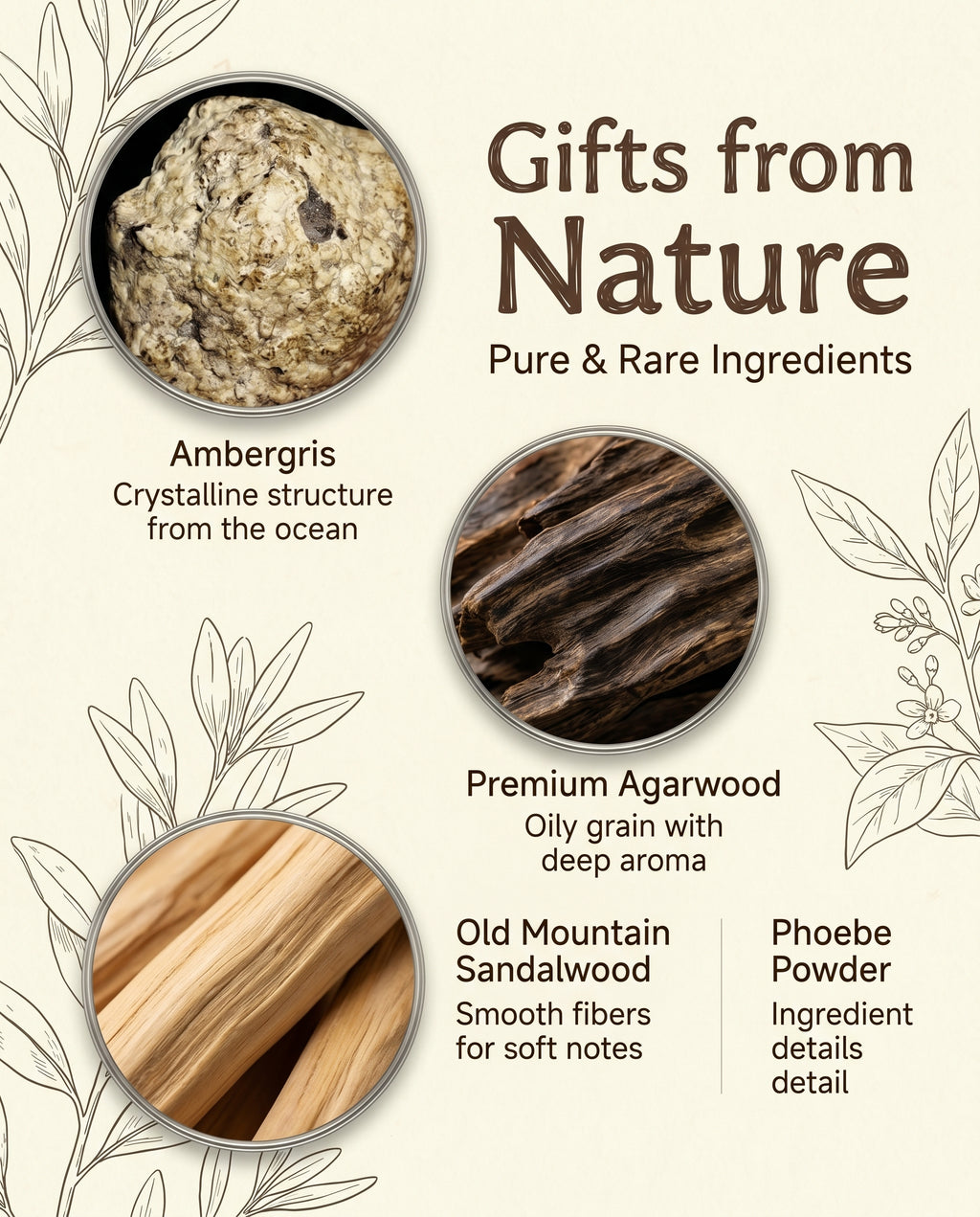 Zenflowing Enhances Deep Relaxation Ambergris Agarwood Sandalwood Incense Sticks
