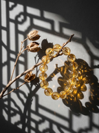 Zenflowing Natural Golden Rutilated Quartz Wealth Energy Bracelet