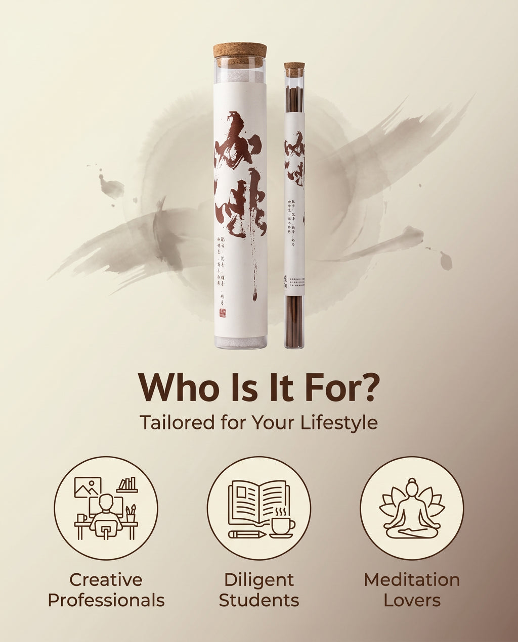 Zenflowing Energizing & Focus Enhancing Coffee Sandalwood Incense Stick