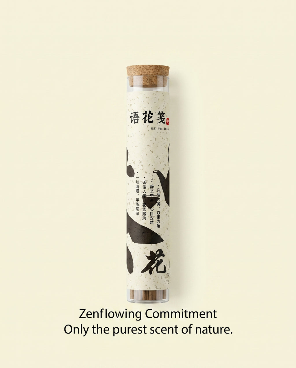 Zenflowing Energizing & Focus Enhancing Plum Blossom Camellia Sandalwood Incense Stick
