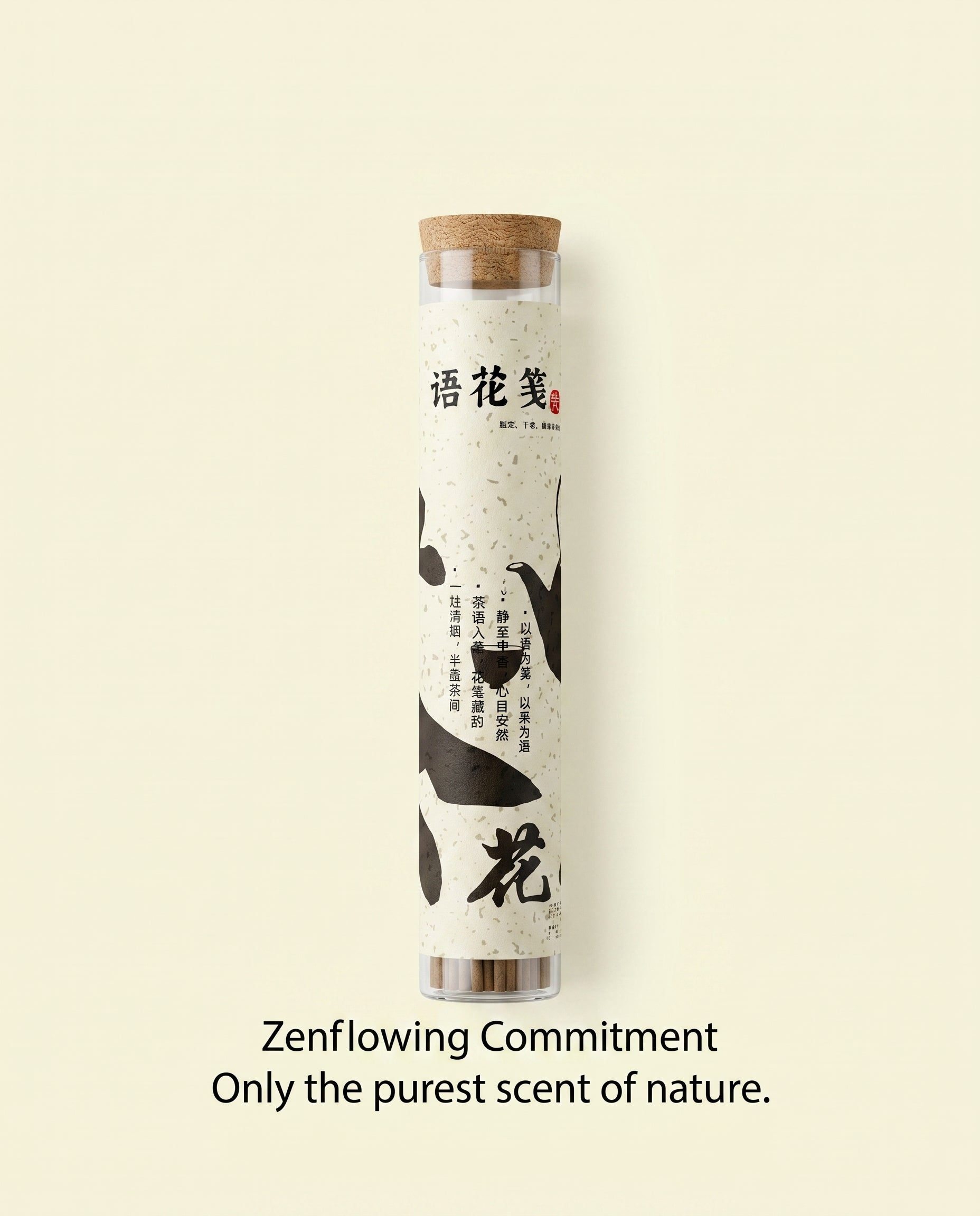 Zenflowing Energizing & Focus Enhancing Plum Blossom Camellia Sandalwood Incense Stick