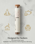 Zenflowing Mind Cultivation & Energy Purification Magnolia Tea Sandalwood Incense Stick