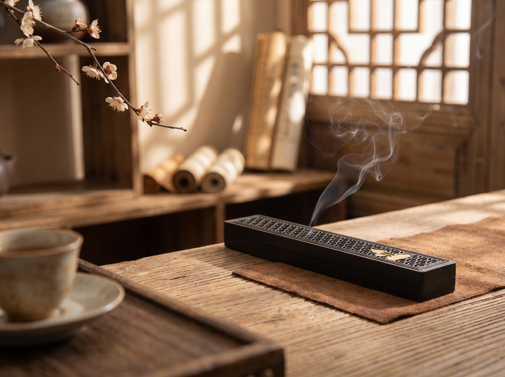 Zenflowing Horizontal Zen Aluminum Alloy Incense Burner