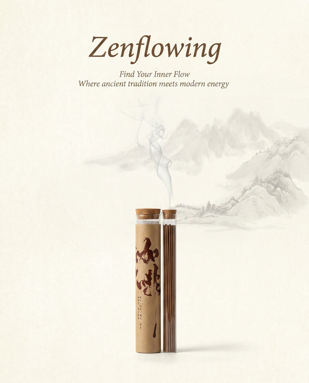 Zenflowing Energizing & Focus Enhancing Coffee Sandalwood Incense Stick