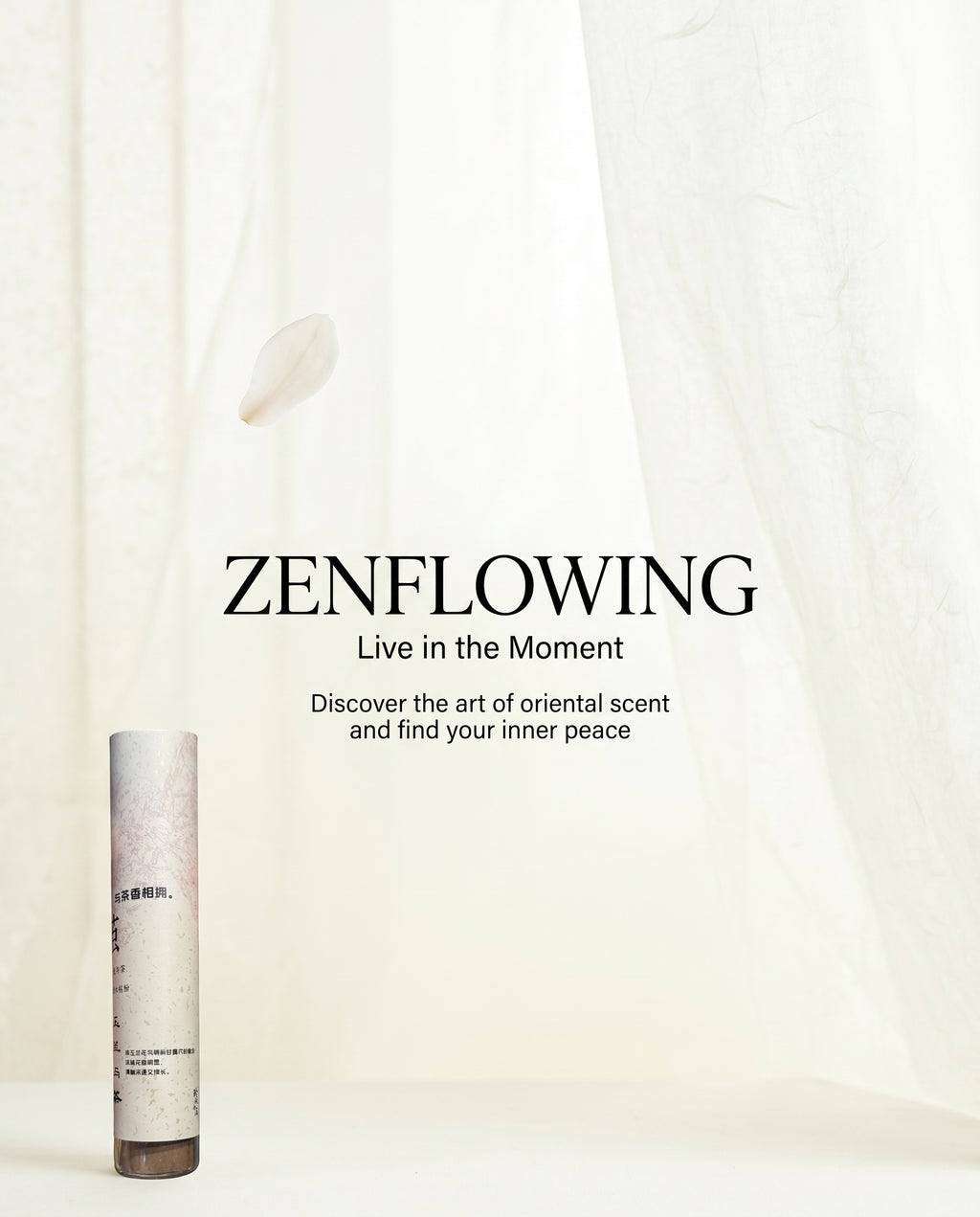 Zenflowing Mind Cultivation & Energy Purification Magnolia Tea Sandalwood Incense Stick