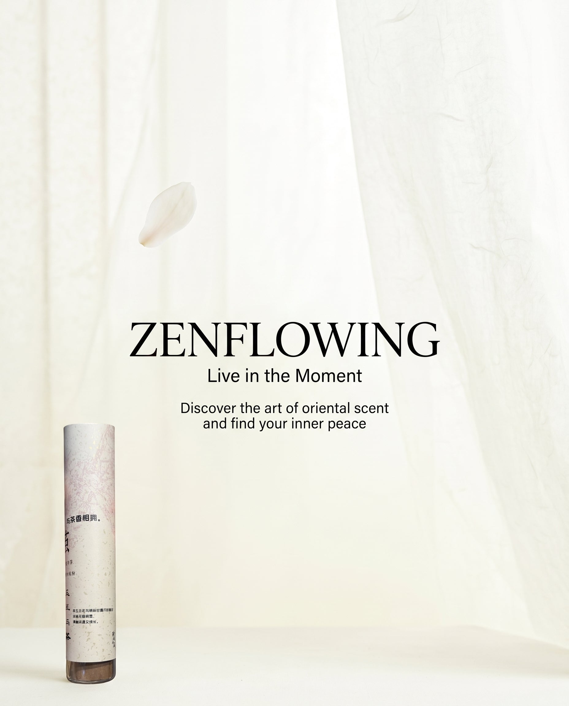 Zenflowing Mind Cultivation & Energy Purification Magnolia Tea Sandalwood Incense Stick