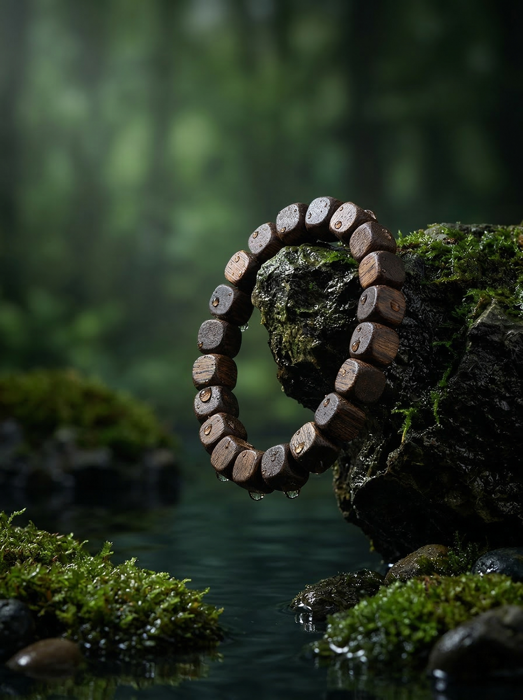 Zenflowing Natural Agarwood Cube Bead Bracelet – Oriental Daoist Energy