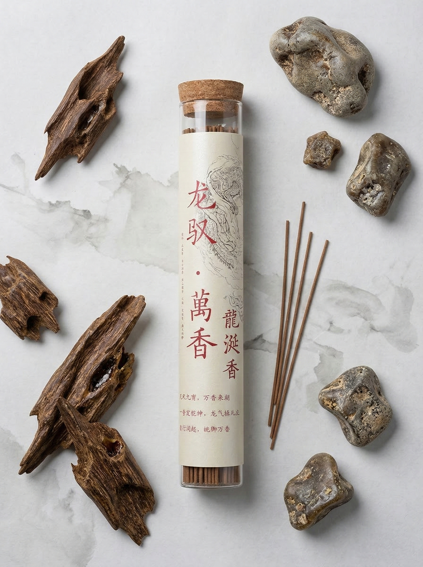 Zenflowing Environment Renewal & Mind Calming Ambergris Incense Stick